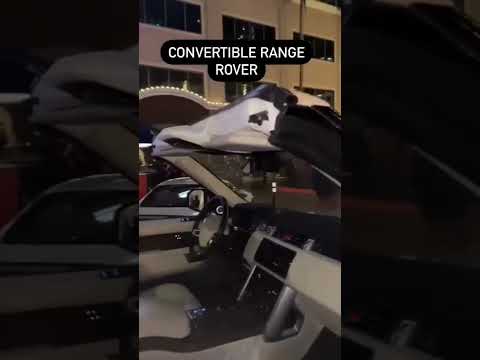 Droptop RR 😭 only in cali lol #rangerover#viral#convertible#luxurycars#fyp#lamborghini