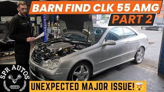 CUSTOMER BUYS LOW MILEAGE MERCEDES w209 CLK 55 AMG,  PART 2! TURNS INTO A DISASTER! NOT GOOD NEWS! 🤯