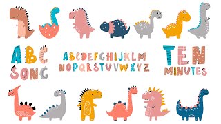 ABC Song A-Z (10 Minutes) | Alphabet Song Repeated | Learn English Letters A-Z