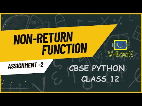 Non-Return Function ( if elif )