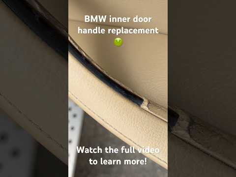 BMW inner door handle replacement. #bmw #diy #e70 #x5 #gross #outwiththeold #tools #torx