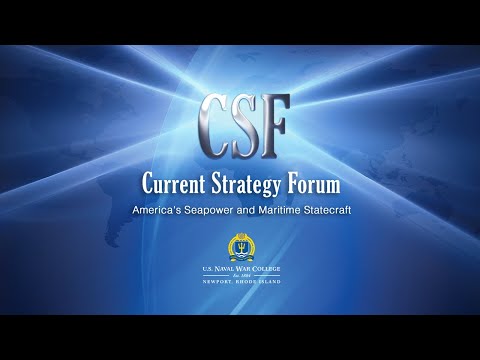 CSF 2024 | Panel 2: Maritime Statecraft – Strategic Challenges before America