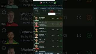 REN vs STA Dream 11 Team/Melbourne Red ♥️ vs Melbourne Green 💚 #dream11 Team Prediction #bbl2024
