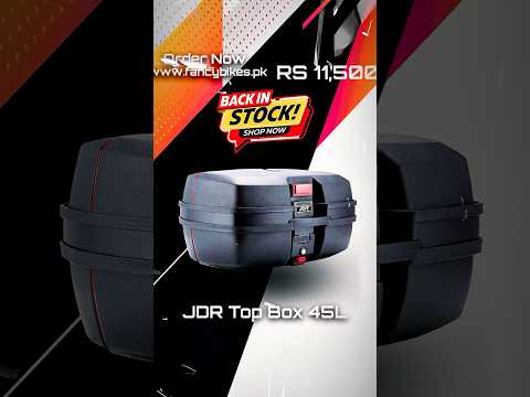 🔥 Bar End Mirror & JDR Top Box 45L – Best Bike Accessories in Pakistan 2025! 🔧🏍️