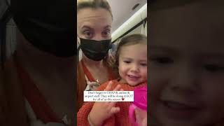 If You’re Flying With A Toddler This Holiday Season #holidaytravel #travelfamily