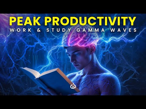 40 Hz Intense Productivity Gamma Waves for Work and Study, Powerful Binaural Beats