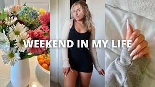 SPRING VLOG 💐 farmer's market + TJ's haul, workouts, how I do my own nails, & more!