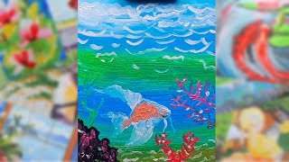 Acrilic Painting  🎨 SMALL FISH 🎨| How to Draw | Magic Paintings