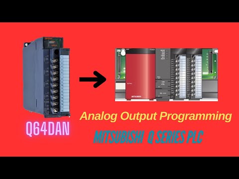 Mitsubishi PLC Analog Output Programming