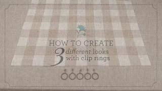 3 Ways to Hang Curtains With Clip Rings by Country Curtains