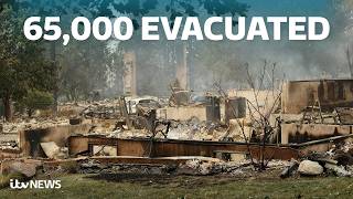 Footage captures devastating US wildfire tearing through northwest