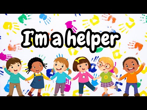 I'm a Helper" | Fun Song for Kids About Helping Each Other Clean! 🧽✨