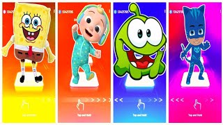sponge Bob 🆚 cocomelon 🆚 omnmo 🆚 PJ mark 🎶 who is best?
