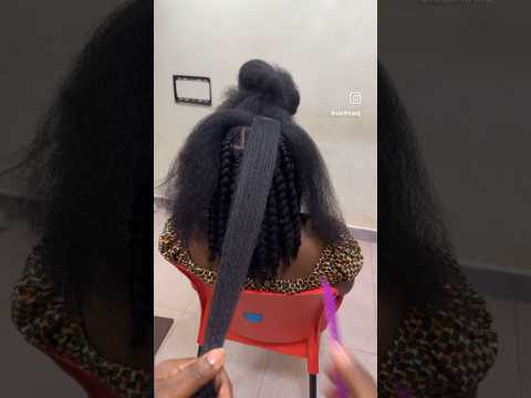 Fluffy braids no extensions #viral #youtubeshorts #hair #hairstyle #protectivestyles #fyp