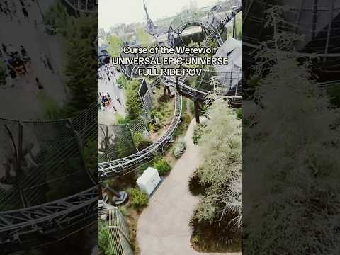 CURSE OF THE WEREWOLF UNIVERSAL EPIC UNIVERSE FULL RIDE POV!! 🤯 SPINNING COASTER!!