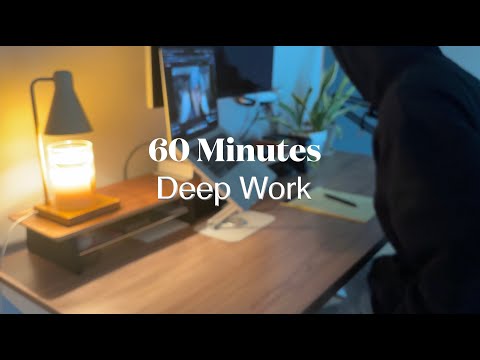 [DEEP WORK with me] 60 minutes + No Break / With bird chirping background sound_#1