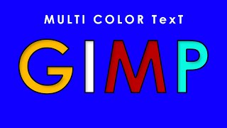 How to style your text using text tool in GIMP