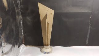 How To Make t20 World cup Trophy With Cardboard .DIY world cup trophy.