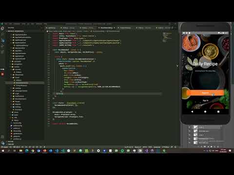 Daily Recipe App with React Native
