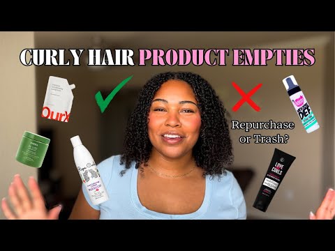 Curly Hair Product Empties | MUST HAVE Curly Hair Products for 2025