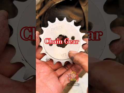 Bike Chain Gear Change | Motorcycle Service | #automobile #education #shorts