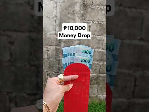 ₱10,000 MoneyDrop! #money #moneydrop #moneydropchallenge