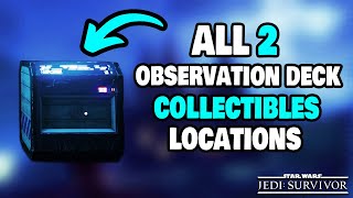 ALL 2 Observation Deck Collectibles Locations in Star Wars Jedi Survivor (STEP-BY-STEP)