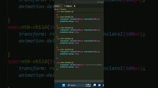 CSS 3D animation #coding #shorts #animation #3d #css #frontenddevelopment