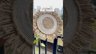 🎥 DIY Jute & Macrame Cord Wall Hanging | Rustic Boho Home Decor 🧶🌿#youtubeshorts #wallhanging