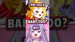 Ckia is confused. Is Biboo a baby or not?#shorts #vtuber #hololive