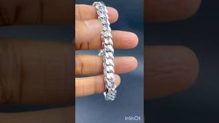 silver bracelet for mens with price and weight #Silver Bracelet for men #New design #Silver bracelet
