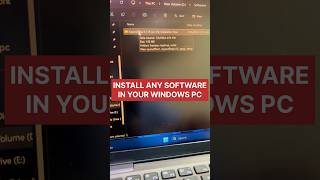 How to install any software in windows pc #windowstricks #shorts
