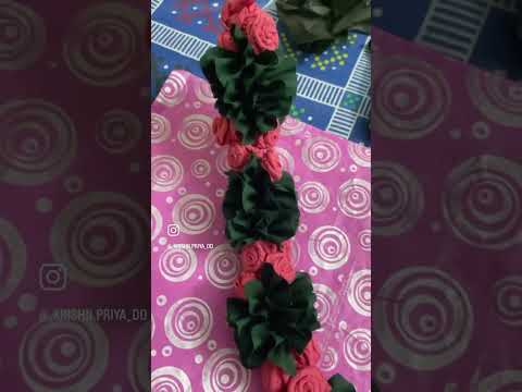 Garland seva for gurudev 🙌🏻🙌🏻🙇🏻‍♀️#harekrishna #radheradhe #minivlog