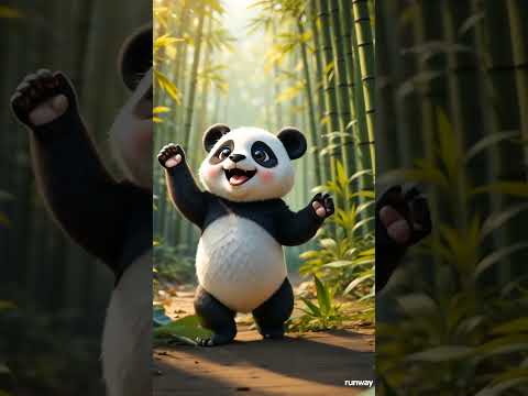 Panda dance #shorts #trending #india #song #bollywood #akshaykumar #kidssongs #cartoon #ytshorts