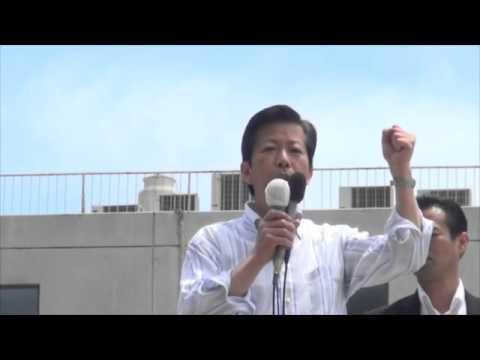 【佐々木さやか】平塚駅前での山口代表の応援演説～2013年7月11日