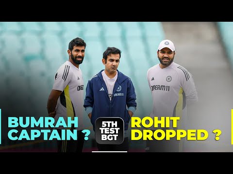 Is Rohit dropped or he himself left ? Bumrah captain for 5th BGT test ? Know the truth!