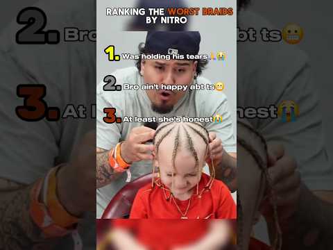 Ranking The Worst Braids😂 #ranking #tiktok #hair
