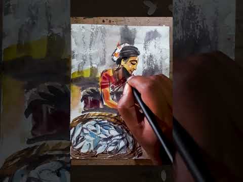 🎨 Watercolor 🎨 #shorts #art  #watercolor  #painting  #india  #viral  #satisfying #india