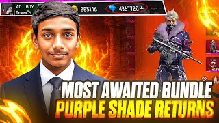 The most rarest purple shade bundle🤯 || I got new purple shade bundle in 100000 diamonds 💎🥲
