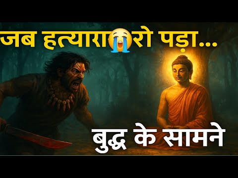 एक हत्यारा जो बुद्ध के सामने रो पड़ा | सच्ची घटना जो आपकी आत्मा झकझोर देगी!@Buddhawalistory 