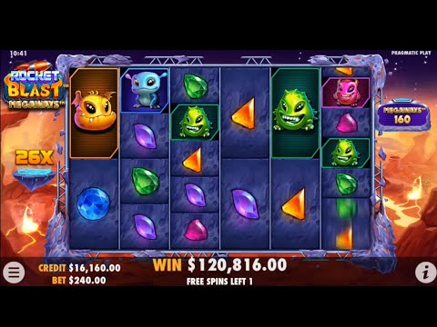 ROCKET BLAST MEGAWAYS!! BRAND NEW SLOT!! MEGA BIG WIN!!PRAGMATIC PLAY ✌️