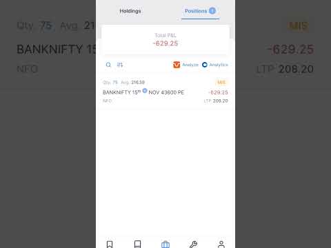 Live Trade in banknifty options 9 november  #banknifty