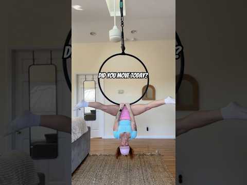 Motivating you to move 🤸 #motivation #aerialhoop #acrobatics