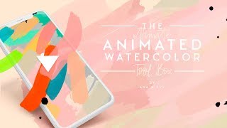 ANIMATED WATERCOLOR Paint Strokes for your next Illustration or Handlettering project!