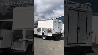 AMAZING work truck!!  #bestworktrucks #automobile #builtforwork #trailer  #rvlife #constructiontruck