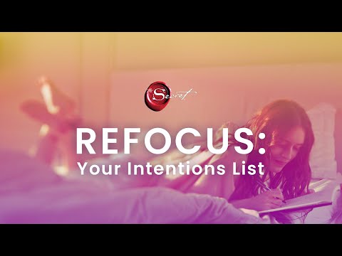 REFOCUS: Your Intentions List