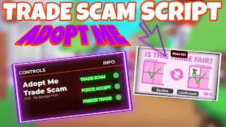 [🍁TUTORIAL] ADOPT ME BEST TRADE SCAM SCRIPT | ✅ FORCE ACCEPT & FREEZE TRADE | ROBLOX 2025