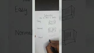 #shorts #viral #fun in learning #how to draw book in easy way