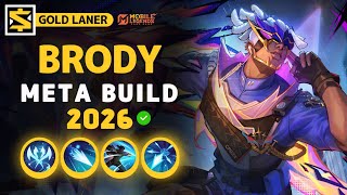 Brody NEW META Build 2026, Emblem, and Best Hero Counters | Mobile Legends