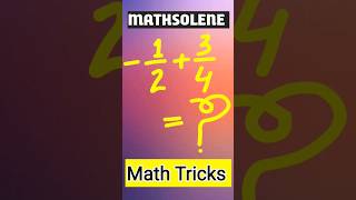 math tricks||basic maths||learning maths with fun #maths #math #mathematics #mathsolene #viralshorts